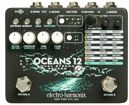 Efeito de guitarra Electro Harmonix Oceans 12 - 1