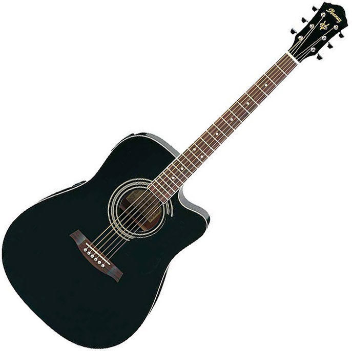 electro-acoustic guitar Ibanez V 72ECE BK