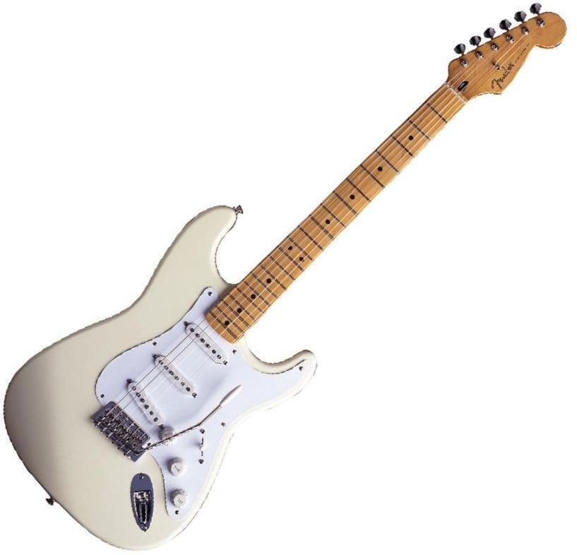 Guitare électrique Fender Jimmie Vaughan Tex Mex Strat MN Olympic White