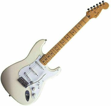 Elektrische gitaar Fender Jimmie Vaughan Tex Mex Strat MN Olympic White - 1
