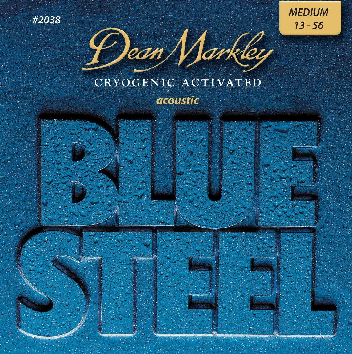 Strune za akustično kitaro Dean Markley 2038 Blue Steel 13-56