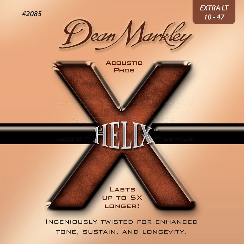 Žice za akustičnu gitaru Dean Markley 2085 XL 10-47 Helix HD Acoustic Phos