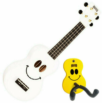 Szoprán ukulele Mahalo USMILE White SET Szoprán ukulele - 1