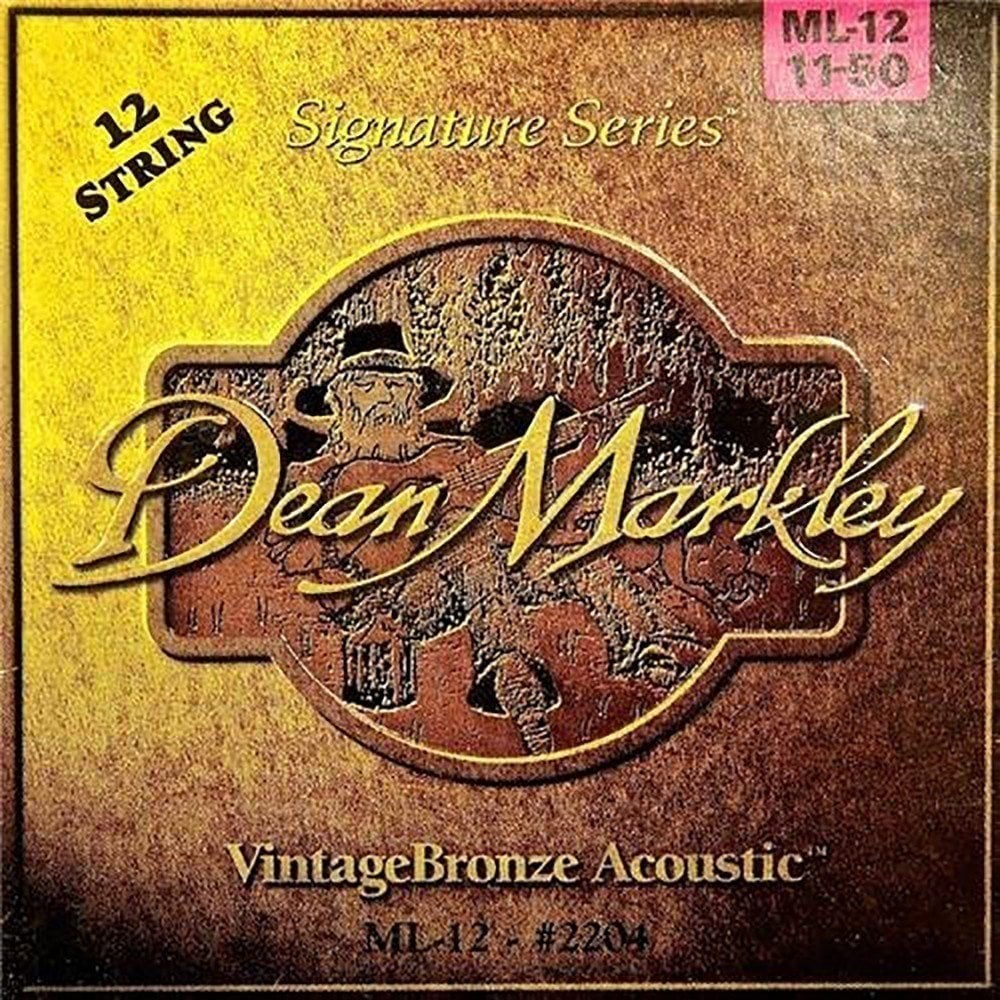 Set de corzi pentru chitară acustică Dean Markley 2204 VintageBronze 12 11-50