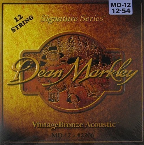 Saiten für Akustikgitarre Dean Markley 2206 VintageBronze 12 12-54