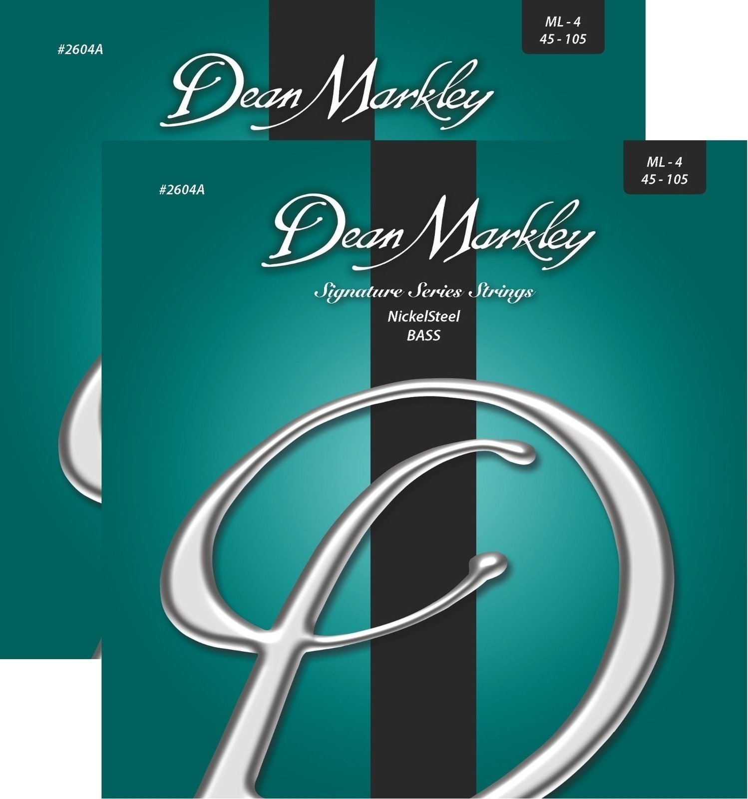 Snaren voor basgitaar Dean Markley 2604A-2PK ML 45-105 NickelSteel Bass - 2 Pack