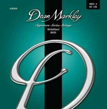 Struny pro baskytaru Dean Markley 2606A-MED - 1