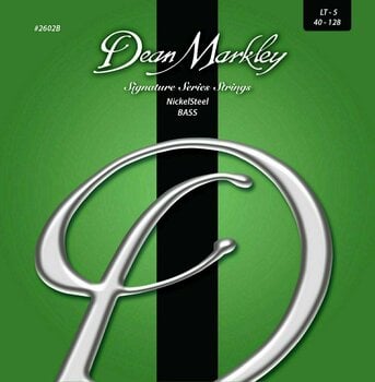 Jeux de 5 cordes basses Dean Markley 2602B 5LT 40-128 NickelSteel - 1