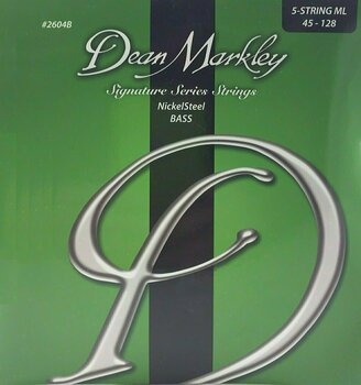 Струни за 5-струнна бас китара Dean Markley 2604B 5ML 45-128 NickelSteel Bass - 1