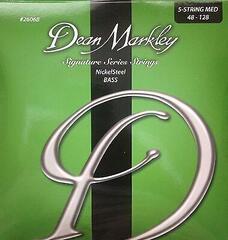 Струни за 5-струнна бас китара Dean Markley 2606B 5MED 48-128 NickelSteel Струни за 5-струнна бас китара