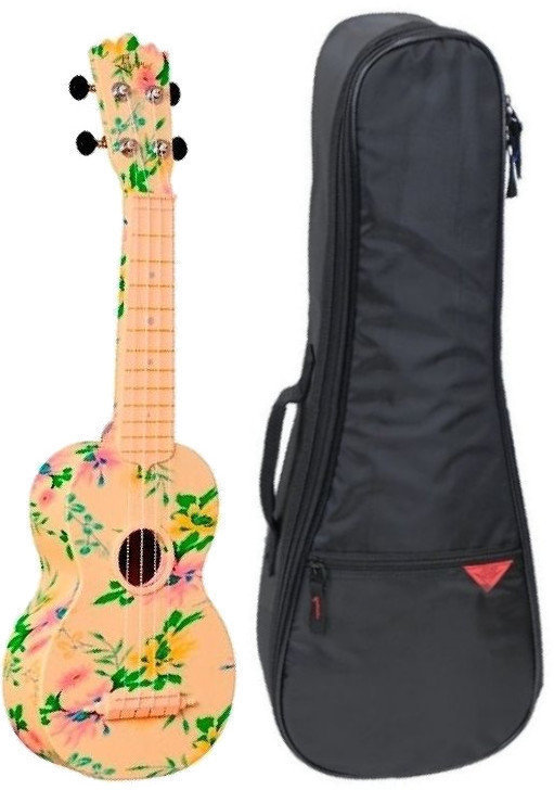 Sopran ukulele Pasadena WU-21F3-WH SET Sopran ukulele Floral