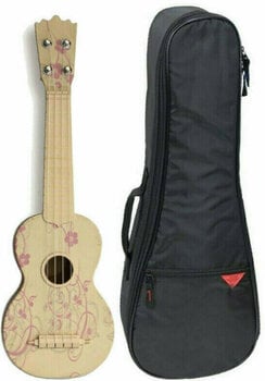 Soprano ukulele Pasadena WU-21F5-WH SET Soprano ukulele Natural - 1