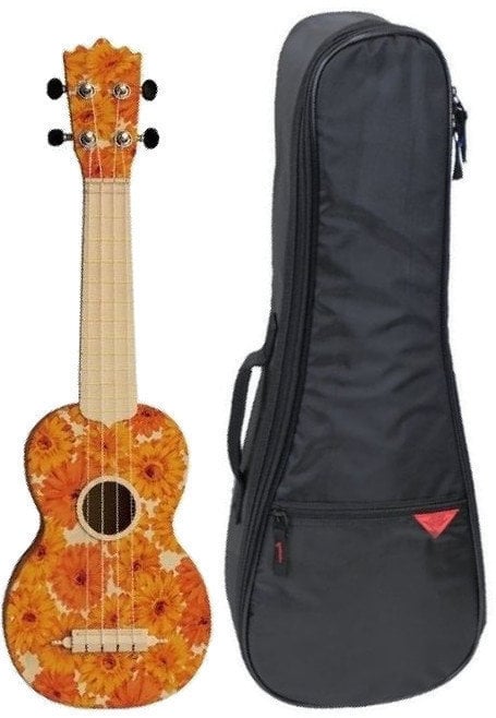 Sopránové ukulele Pasadena WU-21F1-WH SET Sopránové ukulele Oranžová