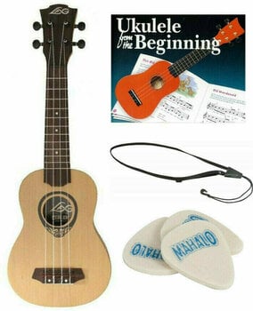 Soprano ukulele LAG TKU130S SET Soprano ukulele Natural - 1