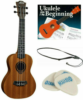 Koncertní ukulele LAG TKU10C SET Koncertní ukulele Natural - 1