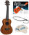 Koncertní ukulele LAG TKU10C SET Koncertní ukulele Natural