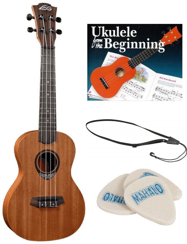 Koncertní ukulele LAG TKU110C SET Koncertní ukulele Natural