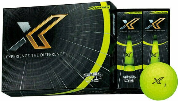 Golfová loptička XXIO X Golf Balls Lime Yellow - 1