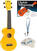 Soprano ukulele Mahalo MR1-YW SET Soprano ukulele Žuta