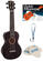 Mahalo MH2-TBK SET Koncertní ukulele Trans Black