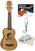 Soprano ukulele Luna UKE-BAMBOO-S SET Soprano ukulele Natural