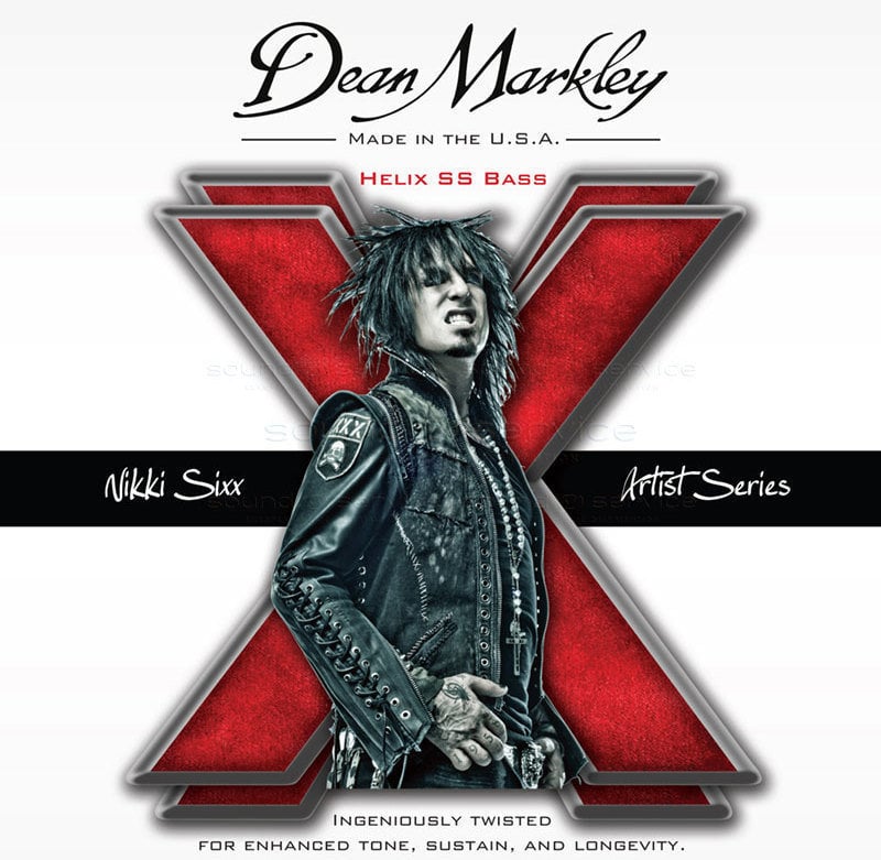 Snaren voor basgitaar Dean Markley 2620 SIXX 50-110 Helix Nikki Sixx Bass
