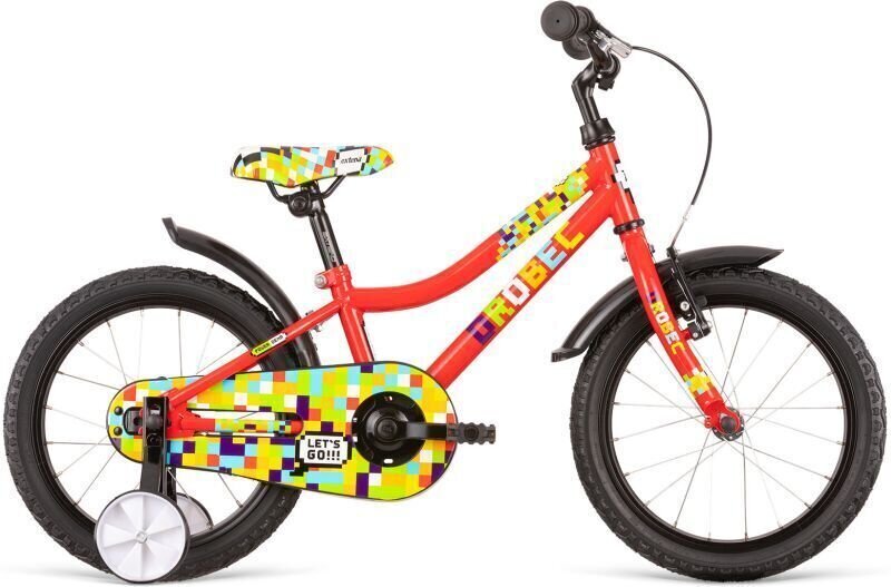 Bicicleta para crianças DEMA Drobec Red 16" Bicicleta para crianças