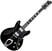 Semi-Acoustic Guitar Hagstrom Viking Deluxe 12 Gloss Black Semi-Acoustic Guitar