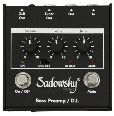Esivahvistin/räkki-vahvistin Sadowsky SPB-1 Bass Preamp / DI