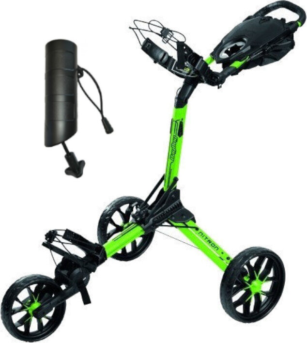 Ročni voziček za golf BagBoy Nitron SET Lime/Black Ročni voziček za golf