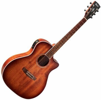 elektroakustisk guitar Cort GA-MEDX-OP-M Brown Sunburst - 1