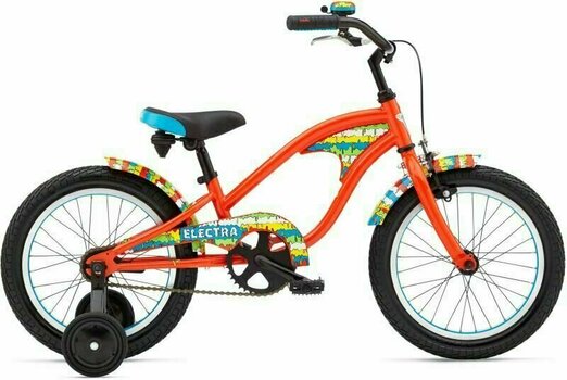 Bicicleta para crianças Electra Graffiti Drip 1 Radioactive Red 16" Bicicleta para crianças - 1