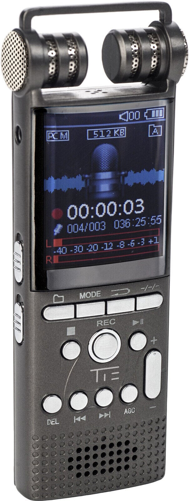 Portable Digital Recorder TIE TX26 Black