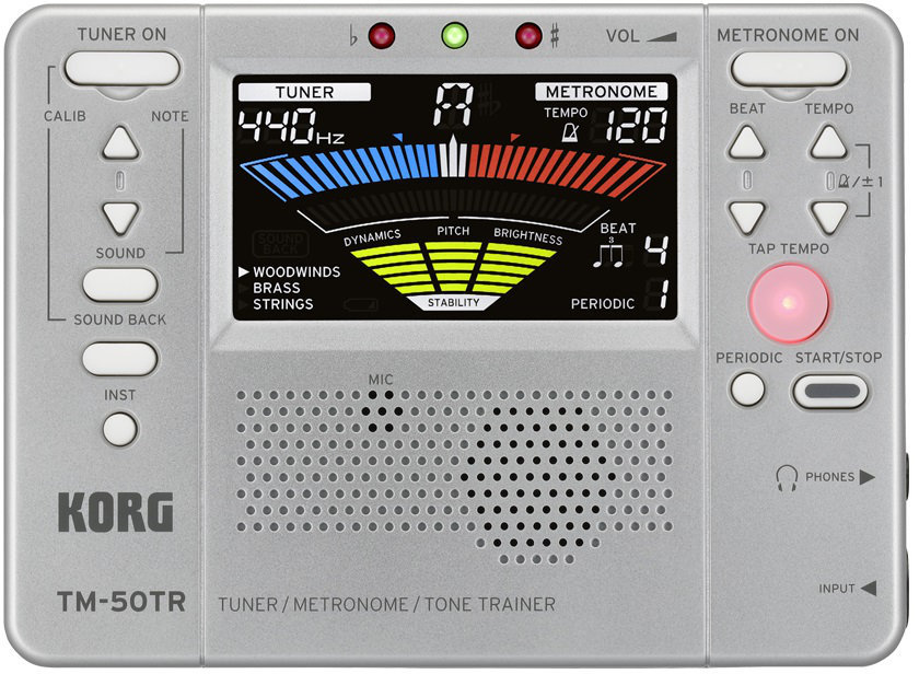 Sintonizador multifuncional Korg TM-50TR-SL