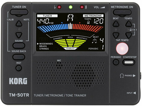 Accordeur multifonctions Korg TM-50TR-BK - 1