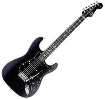 Elektrische gitaar Fender Aerodyne Strat, Japan Exclusive, RW, Black, LTD - 1