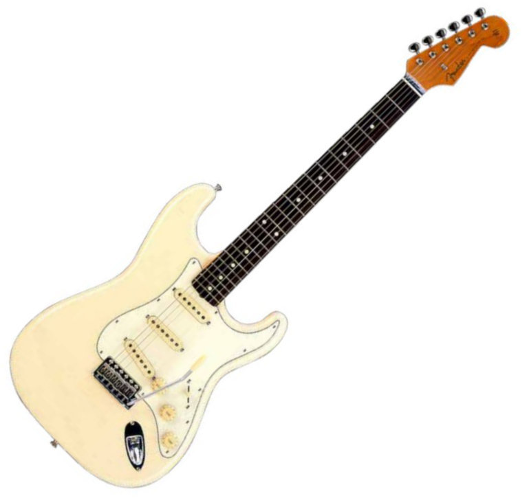Electric guitar Fender Classic 60S Strat, Japan Exclusive, RW, Vintage White, LTD