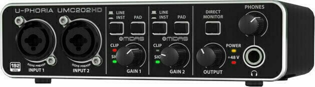 Behringer U-Phoria UMC202HD Interfață audio USB - Muziker