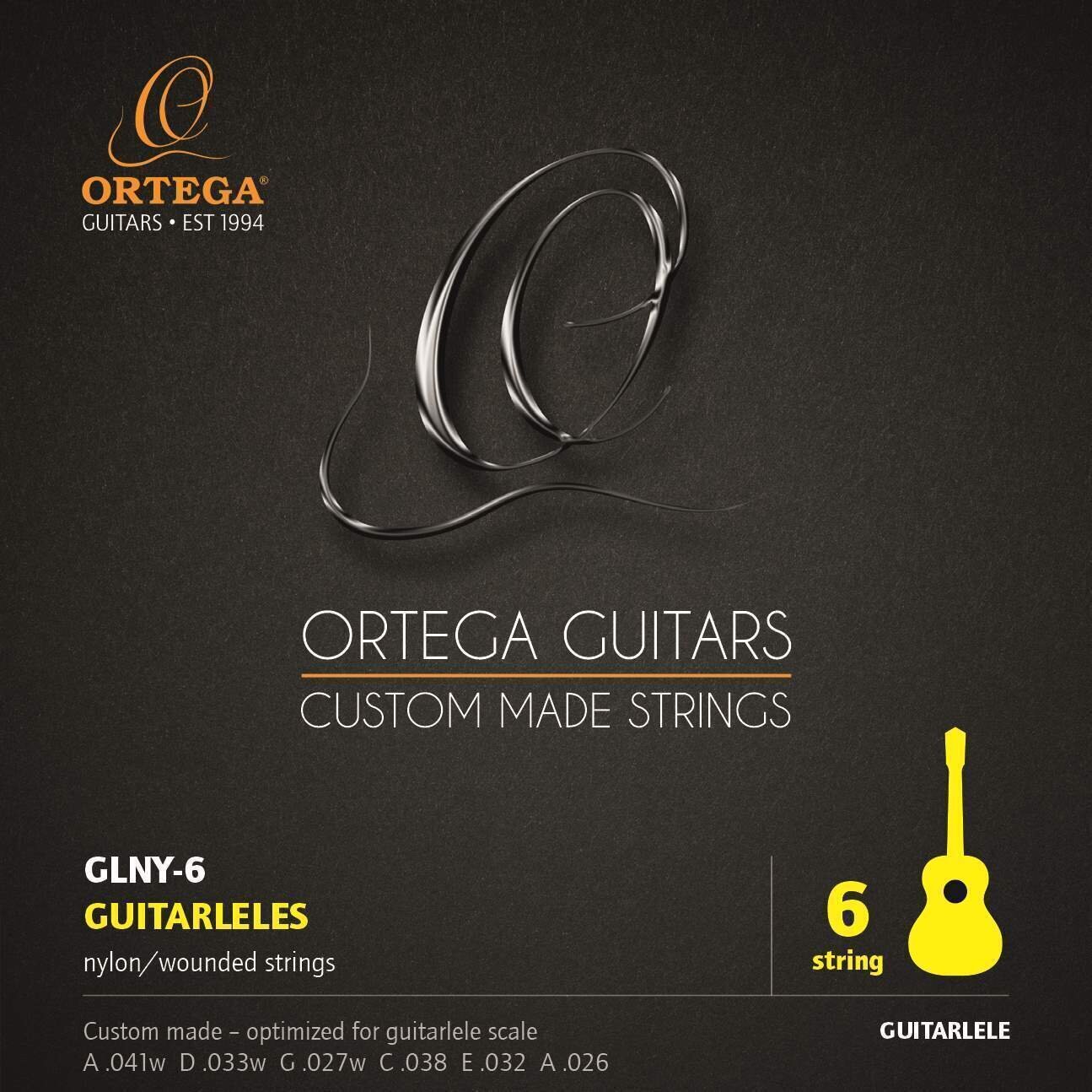 Struny pre gitaru Ortega GLNY-6 Struny pre gitaru