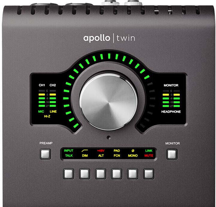 Thunderbolt audio převodník - zvuková karta Universal Audio Apollo Twin MKII DUO