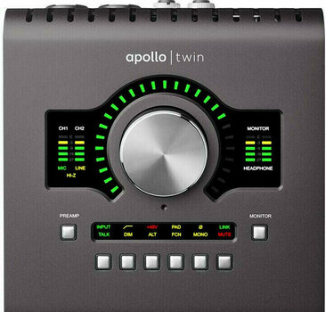 Thunderbolt audio převodník - zvuková karta Universal Audio Apollo Twin MKII DUO - 1