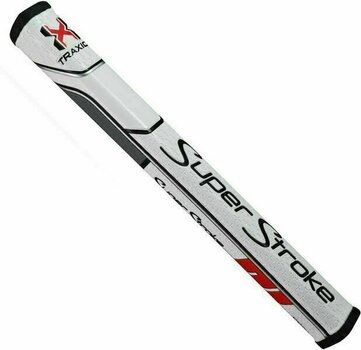 Golfové gripy Superstroke Traxion SS2 Square Putter Grip White/Red/Grey - 1