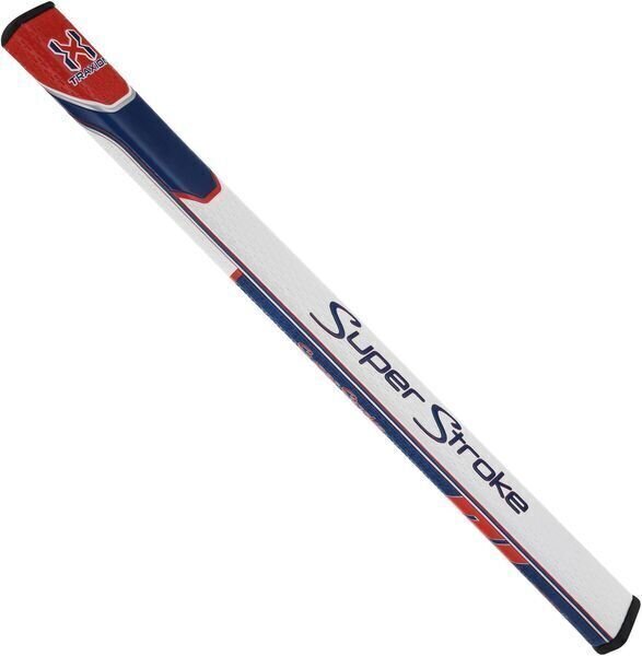Grip Γκολφ Superstroke Traxion Flatso 2.0 XL Putter Grip Red/Blue/White
