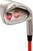 Стик за голф - Метални MKids Golf Lite 5 Iron Right Hand Red 53in - 135cm
