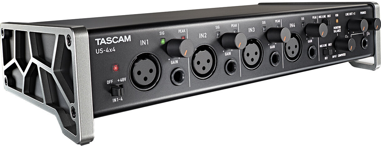USB-audio-interface - geluidskaart Tascam US-4x4