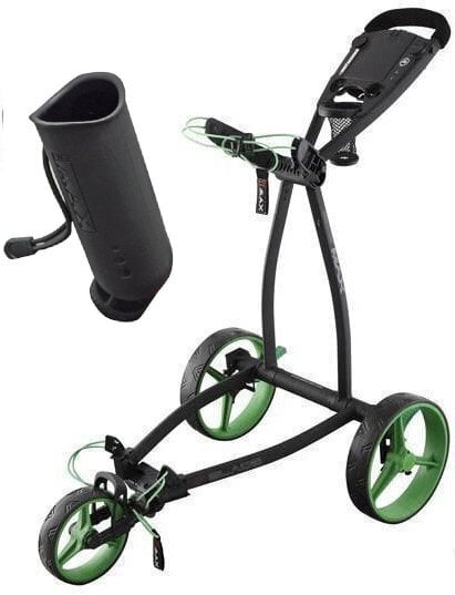 Manuální golfové vozíky Big Max Blade IP SET Phantom/Lime Manuální golfové vozíky