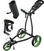 Handmatige golftrolley Big Max Blade IP Deluxe SET Phantom/Lime Handmatige golftrolley