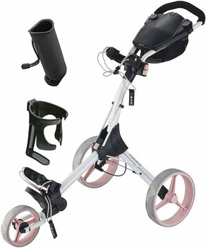 Wózek golfowy ręczny Big Max IQ+ Deluxe SET White/Pink/Grey Wózek golfowy ręczny - 1