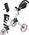 Manuální golfové vozíky Big Max IQ+ Deluxe SET White/Pink/Grey Manuální golfové vozíky