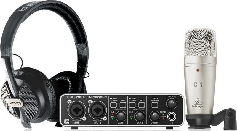 USB audio prevodník - zvuková karta Behringer U-Phoria Studio PRO